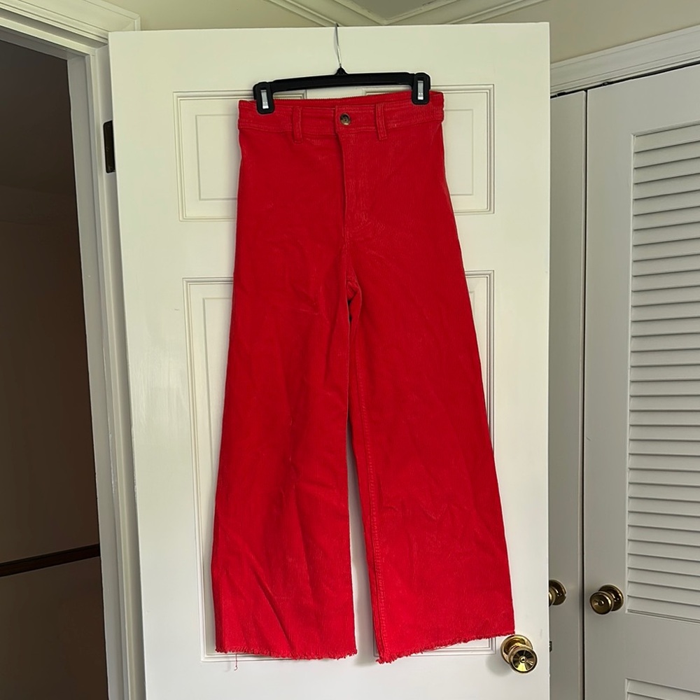 coral corduroy billabong pants